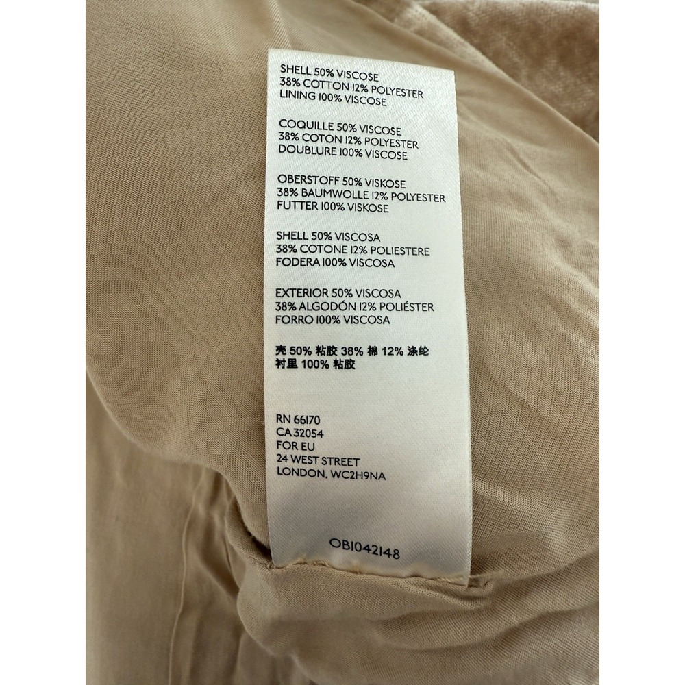 Free People Dust To Dust Crushed Velvet Tan Mini Skirt Festival size 2 - Picture 10 of 12